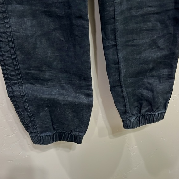 Athleta Retreat Linen High Rise joggers in Black - Picture 3 of 6